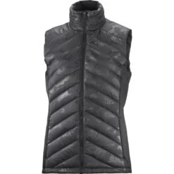 SALOMON TRANSITION DOWN VEST W BLACK/HE 22