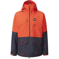 PICTURE STONE JKT ORANGE RIPSTOP/DK BLUE 22