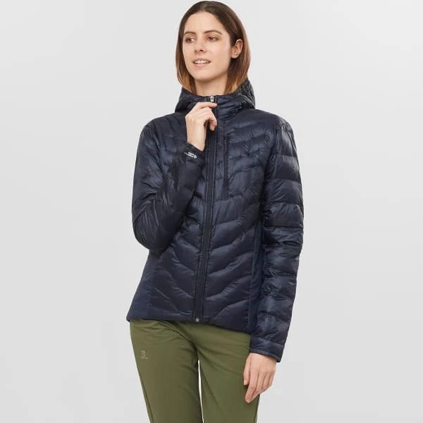 SALOMON OUTPEAK INSUL HOODIE W NIGHT SKY 22 2 SALOMON OUTPEAK INSUL HOODIE W NIGHT SKY 22 - Afbeelding 2