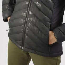 SALOMON TRANSITION DOWN HOODIE W BLACK/HE 22 -Koude Kleding 9 102630 transition down hoodie w black he lc1603700 04