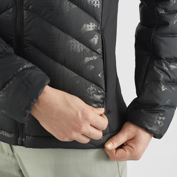 SALOMON TRANSITION DOWN JKT W BLACK/HE 22 3 SALOMON TRANSITION DOWN JKT W BLACK/HE 22 - Afbeelding 3