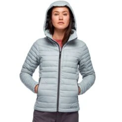 BLACK DIAMOND W ACCESS DOWN HOODY LIMESTONE 22