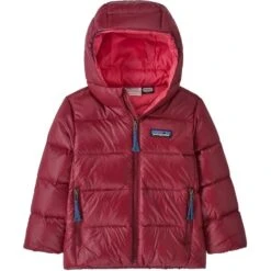 PATAGONIA BABY HILOFT DOWN SWEATER HOODY WAX RED 23