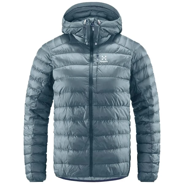 Haglöfs HAGLÖFS ROC DOWN HOOD W STEEL BLUE 23 1 Haglöfs HAGLÖFS ROC DOWN HOOD W STEEL BLUE 23