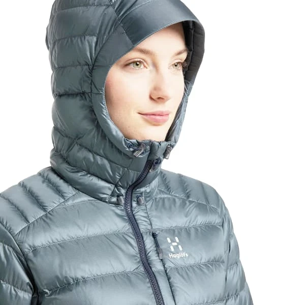 Haglöfs HAGLÖFS ROC DOWN HOOD W STEEL BLUE 23 5 Haglöfs HAGLÖFS ROC DOWN HOOD W STEEL BLUE 23 - Afbeelding 5