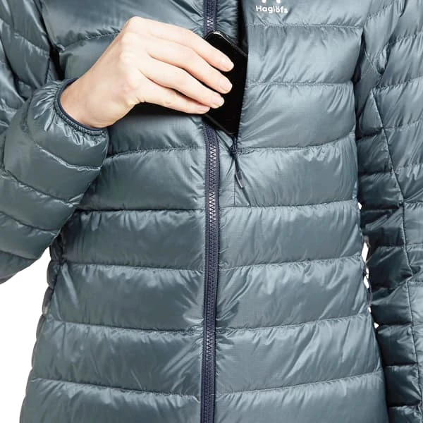 Haglöfs HAGLÖFS ROC DOWN HOOD W STEEL BLUE 23 6 Haglöfs HAGLÖFS ROC DOWN HOOD W STEEL BLUE 23 - Afbeelding 6