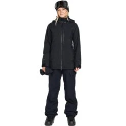 VOLCOM 3D STRETCH GORE JKT W BLACK 23 8 VOLCOM 3D STRETCH GORE JKT W BLACK 23 -Koude Kleding 9 115554 3d stretch gore jkt black h0452310 blk 03