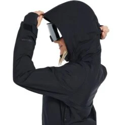 VOLCOM 3D STRETCH GORE JKT W BLACK 23 10 VOLCOM 3D STRETCH GORE JKT W BLACK 23 -Koude Kleding 9 115554 3d stretch gore jkt black h0452310 blk 05