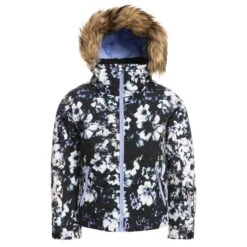 ROXY JET SKI GIRL JK TRUE BLACK BLACK FLOWERS 23