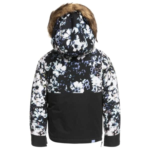 ROXY SHELTER GIRL JK TRUE BLACK BLACK FLOWERS 23 2 ROXY SHELTER GIRL JK TRUE BLACK BLACK FLOWERS 23 - Afbeelding 2