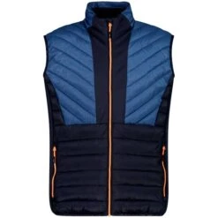 CMP MAN VEST HYBRID BLUESTONE 23
