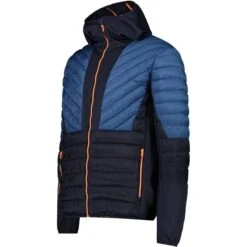 CMP MAN HYBRID JKT FIX HOOD BLUESTONE 23 -Koude Kleding 9 118237 man hybrid jkt fix hood bluestone 32z2937 n825 03