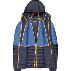 CMP MAN HYBRID JKT FIX HOOD BLUESTONE 23 -Koude Kleding 9 118237 man hybrid jkt fix hood bluestone 32z2937 n825 04
