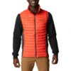 COLUMBIA POWDER PASS VEST RED QUARTZ 22