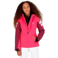 ROSSIGNOL GIRL SKI JKT PINK LIFT 23