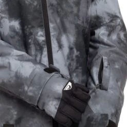 QUIKSILVER MISSION PRINTED YOUTH JK TRUE BLACK QUIET STORM 23 -Koude Kleding 9 120126 mission printed youth jk true black quiet storm eqbtj03164 kvj1 05