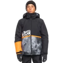QUIKSILVER SILVERTIP YOUTH JK TRUE BLACK 23