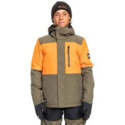 QUIKSILVER MISSION BLOCK YOUTH JK GRAPE LEAF 23