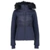 CMP WOMAN JKT ZIP HOOD BLACK BLUE 23