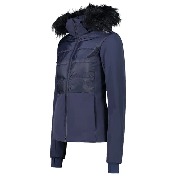 CMP WOMAN JKT ZIP HOOD BLACK BLUE 23 3 CMP WOMAN JKT ZIP HOOD BLACK BLUE 23 - Afbeelding 3