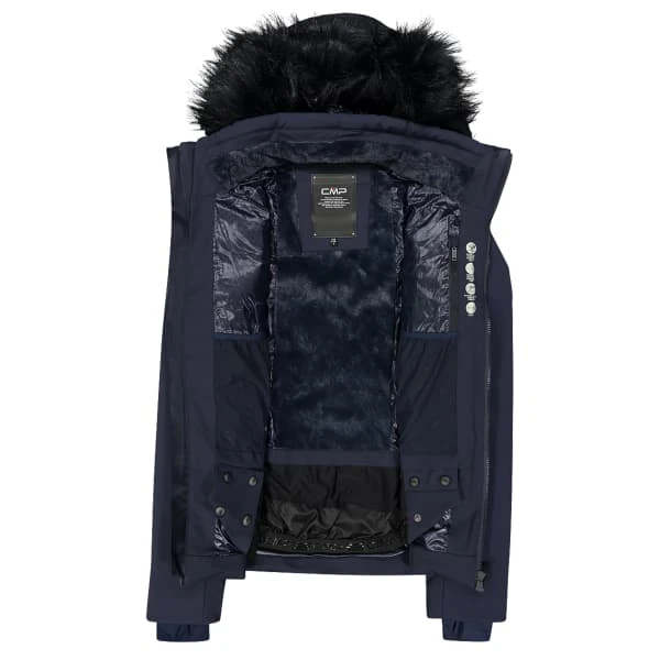 CMP WOMAN JKT ZIP HOOD BLACK BLUE 23 4 CMP WOMAN JKT ZIP HOOD BLACK BLUE 23 - Afbeelding 4