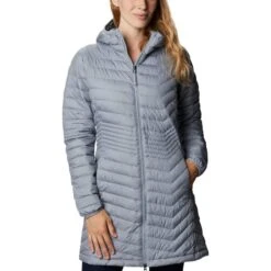 COLUMBIA POWDER LITE MID JKT W TRADEWINDS GREY 23