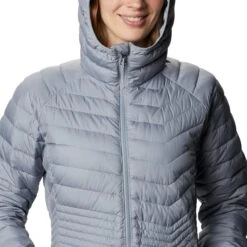 COLUMBIA POWDER LITE MID JKT W TRADEWINDS GREY 23 -Koude Kleding 9 124239 1748311 032 05