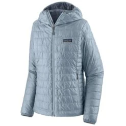 PATAGONIA W'S NANO PUFF HOODY STEAM BLUE 23