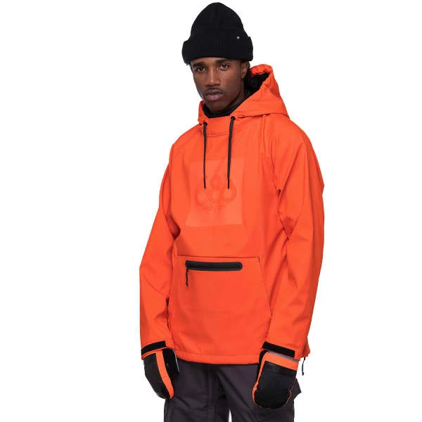 686 MNS WATERPROOF HOODY FLURO ORANGE 23 2 686 MNS WATERPROOF HOODY FLURO ORANGE 23 - Afbeelding 2
