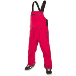 VOLCOM RAIN GORE-TEX BIB OVERALL RED 23
