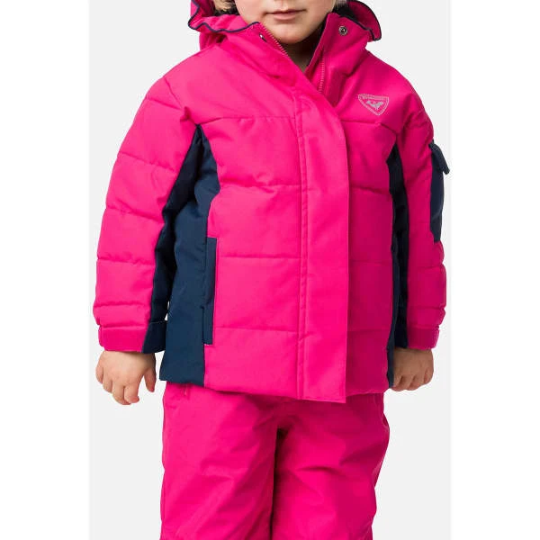 ROSSIGNOL KID FLOCON JKT PINK FUSHIA 22 2 ROSSIGNOL KID FLOCON JKT PINK FUSHIA 22 - Afbeelding 2