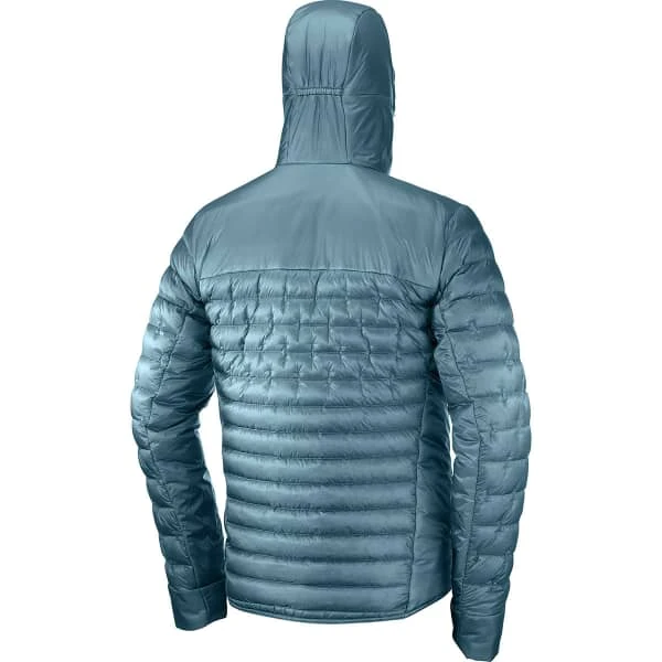 SALOMON OUTLINE DOWN HOODIE M MALLARD BLUE 22 2 SALOMON OUTLINE DOWN HOODIE M MALLARD BLUE 22 - Afbeelding 2