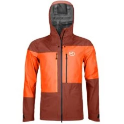 ORTOVOX 3L GUARDIAN SHELL JACKET M CLAY ORANGE 22