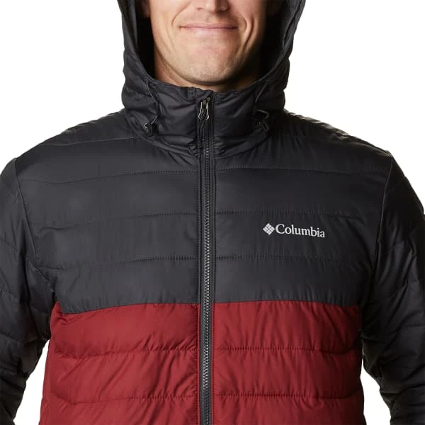 COLUMBIA POWDER LITE HOODED JKT RED JASPER SHARK 22 3 COLUMBIA POWDER LITE HOODED JKT RED JASPER SHARK 22 - Afbeelding 3