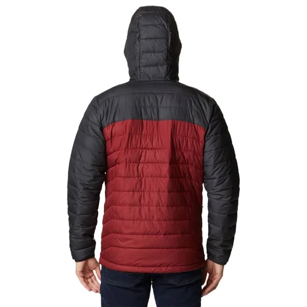 COLUMBIA POWDER LITE HOODED JKT RED JASPER SHARK 22 6 COLUMBIA POWDER LITE HOODED JKT RED JASPER SHARK 22 - Afbeelding 6