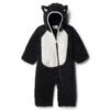 COLUMBIA FOXY BABY SHERPA BUNTING BLACK/CHALK 23
