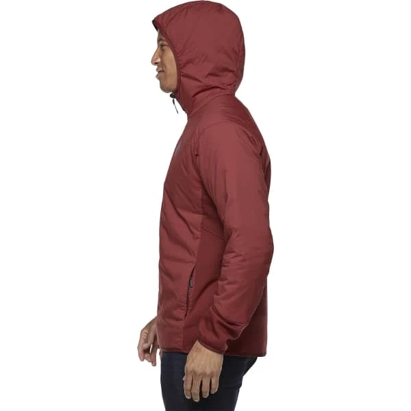 BLACK DIAMOND M FIRST LIGHT HYBRID HOODY DARK CRIMSON 23 2 BLACK DIAMOND M FIRST LIGHT HYBRID HOODY DARK CRIMSON 23 - Afbeelding 2